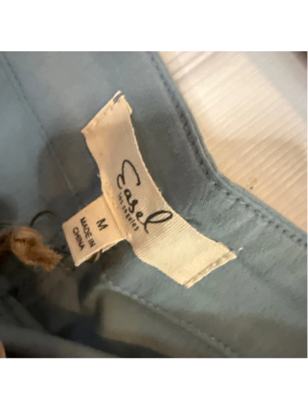 Easel Blue Pleated Shorts M - Picture 3 of 3